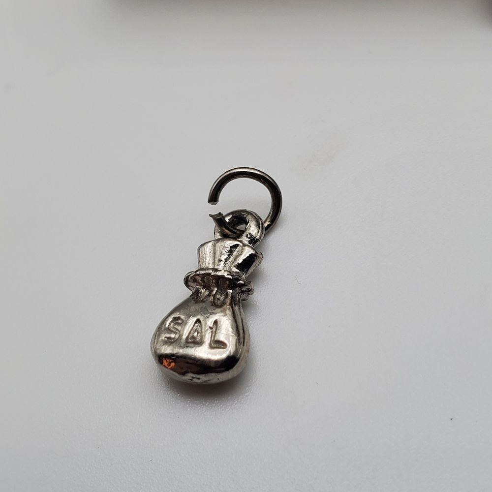 3/$20 Money bags charm necklace‎ pendant